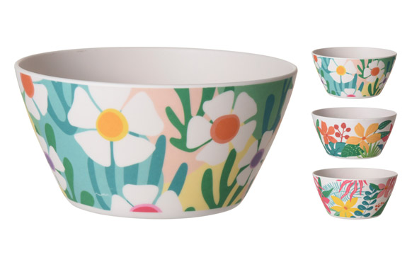 BOL MELAMINA DECORADO     é14,5 X 7 CM -